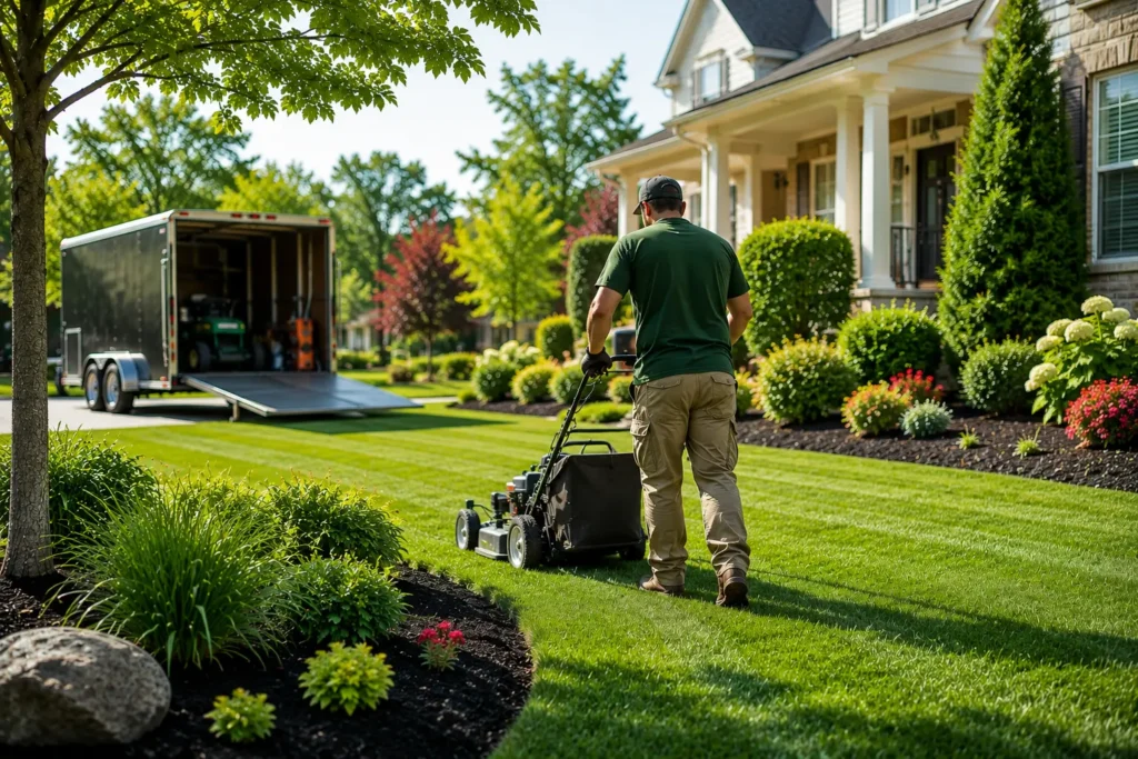 complete lawncare in Troutman NC by Green Ridge Landscaping